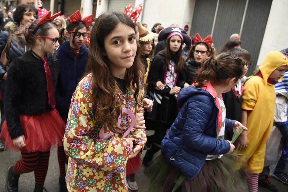 La rua del Carnaval infantil de Sallent