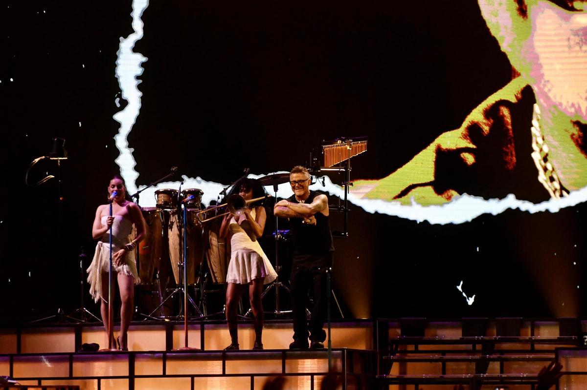 El primer concierto de Alejandro Sanz en Murcia, en imágenes El primer concierto de Alejandro Sanz en Murcia, en imágenes