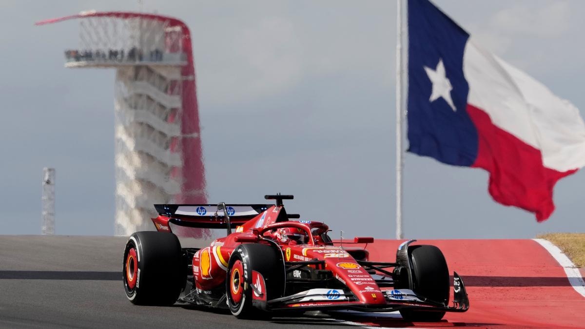 Charles Leclerc, durante el GP de Estados Unidos