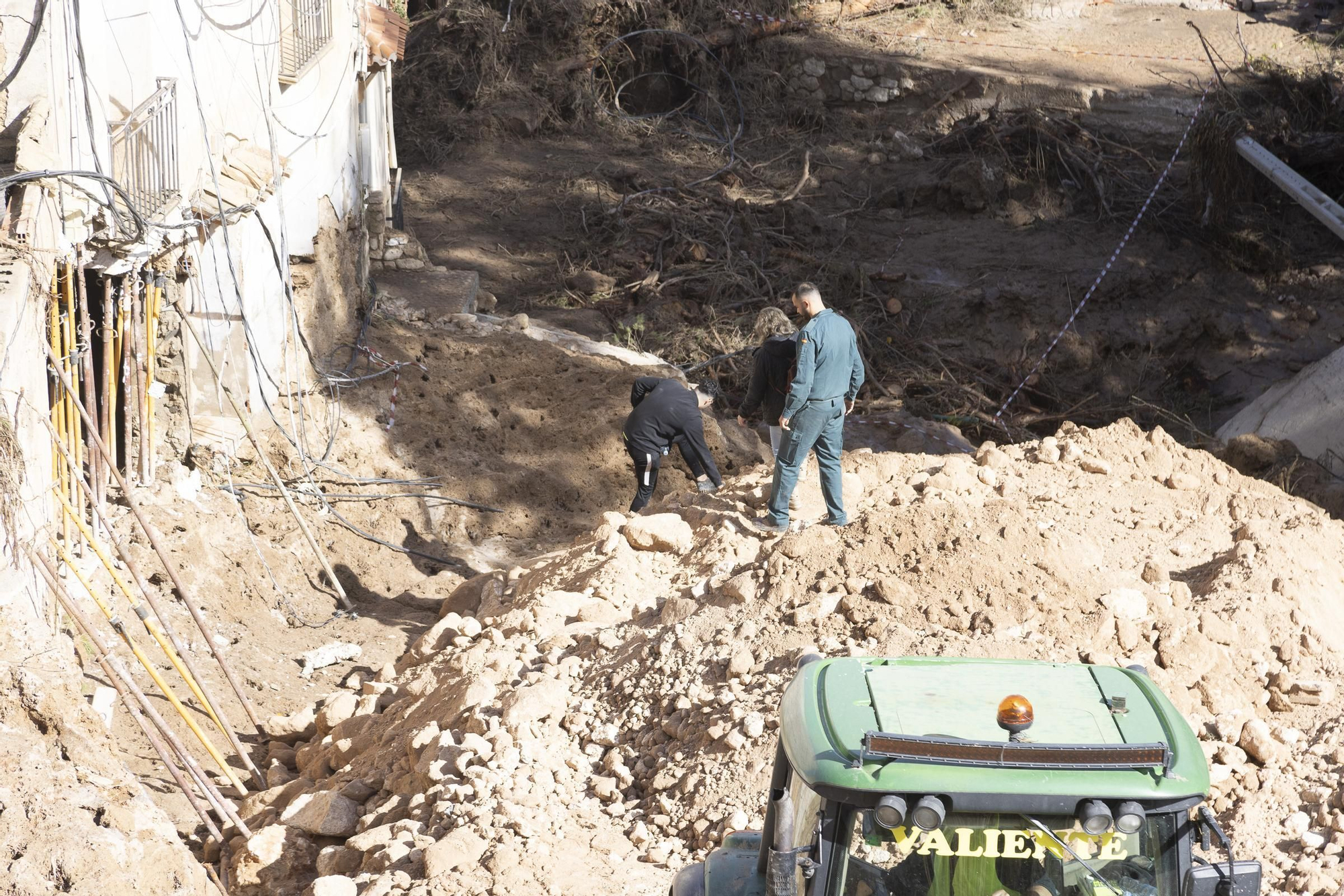 El pueblo de Letur sigue devastado este jueves  tras las fuertes inundaciones