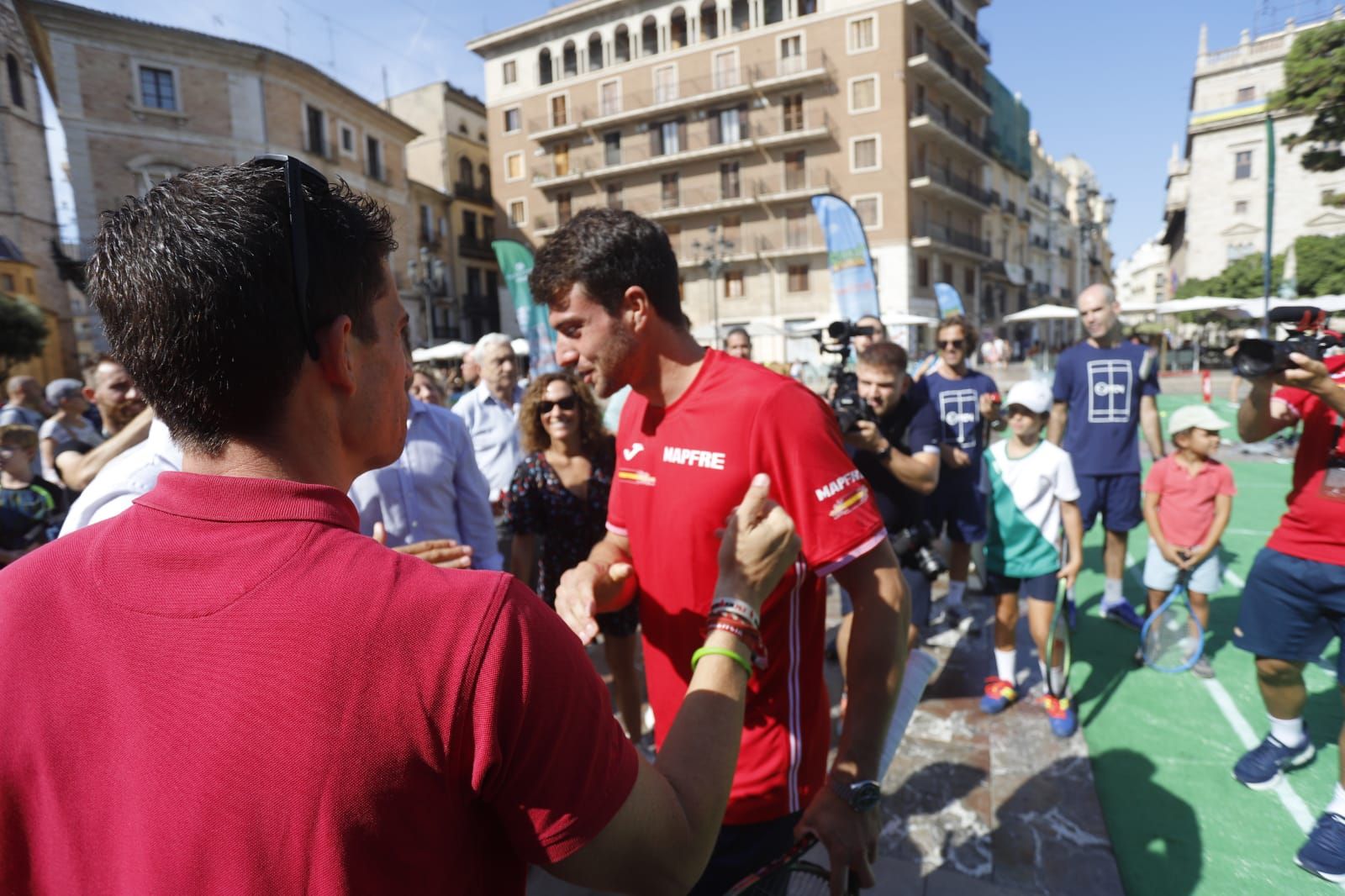 La Copa Davis ya se respira en las calles de València