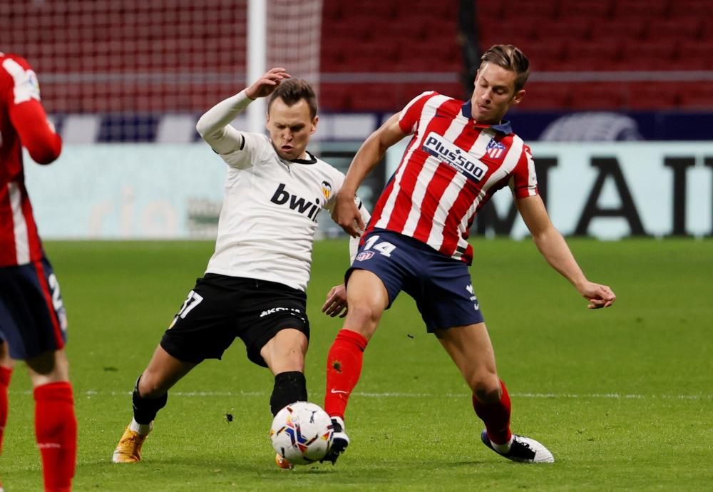 Atlético de Madrid - Valencia, en imágenes