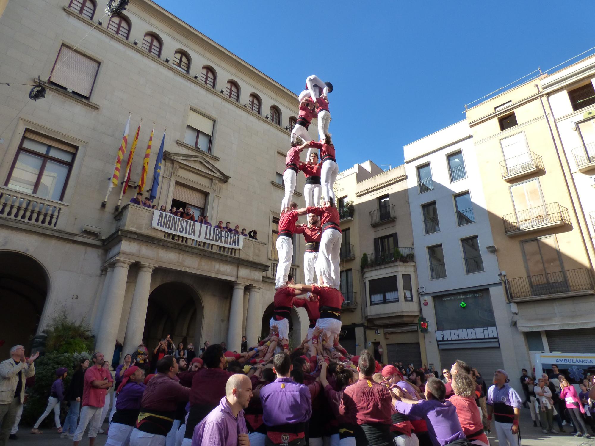 Els Merlots de Figueres celebren el final de temporada acompanyats de la Colla Jove de Barcelona i els Maduixots