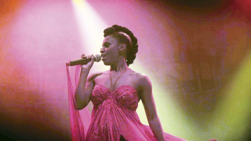 Skye Edwards, cantante de Morcheeba. // D. Castelló