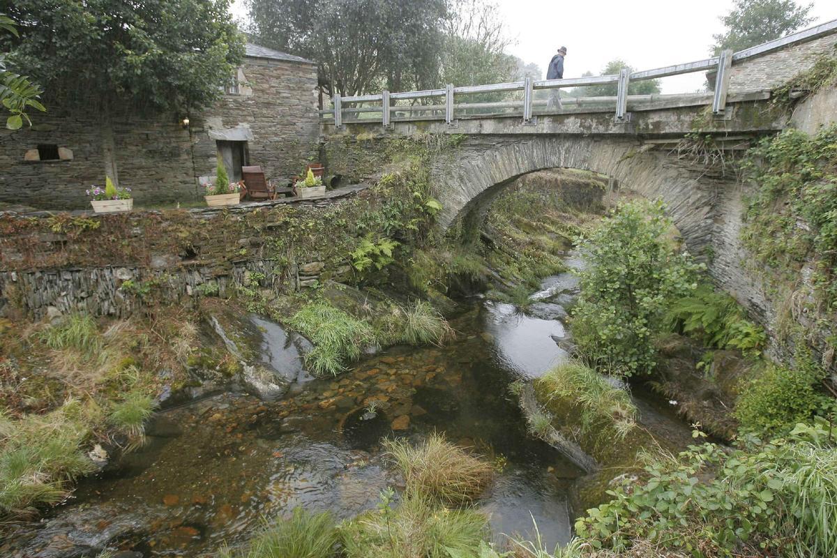 Una aldea asturiana en el concejo de Villanueva de Oscos.