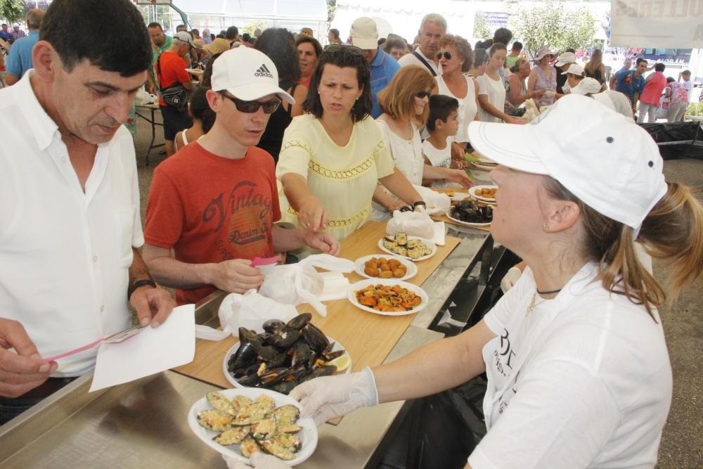 La fiesta gastronómica en honor al producto estrella de Moaña también quiso ser un homenaje a la figura de la mujer