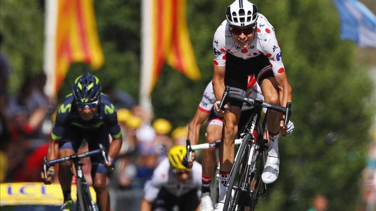 Warren Barguil gana en Foix.