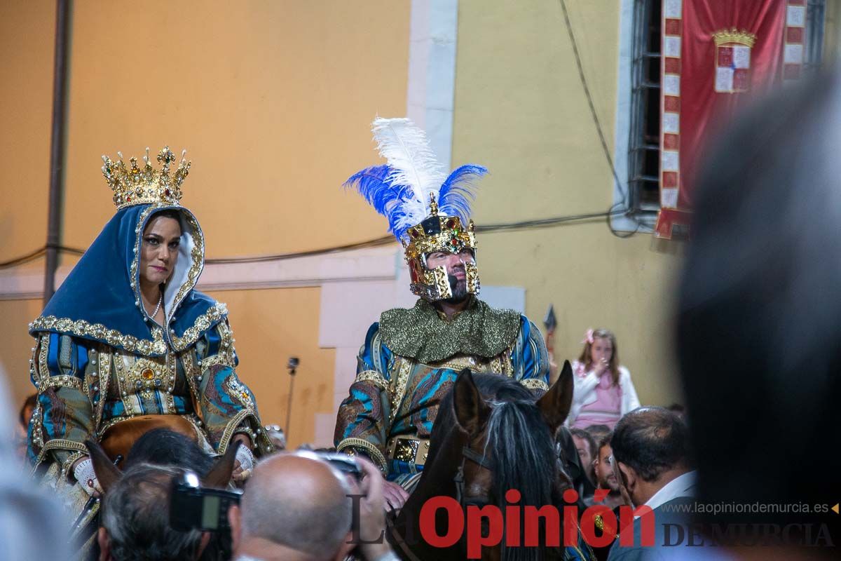 Procesión del Baño y parlamento en las Fiestas de Caravaca