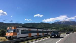 Un convoy del R3 llega a la Cerdanya