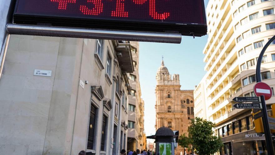 La semana comenzó con calor en Málaga.