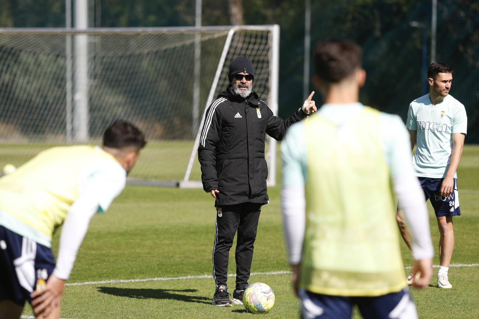 EN IMÁGENES: el entrenamiento del Oviedo