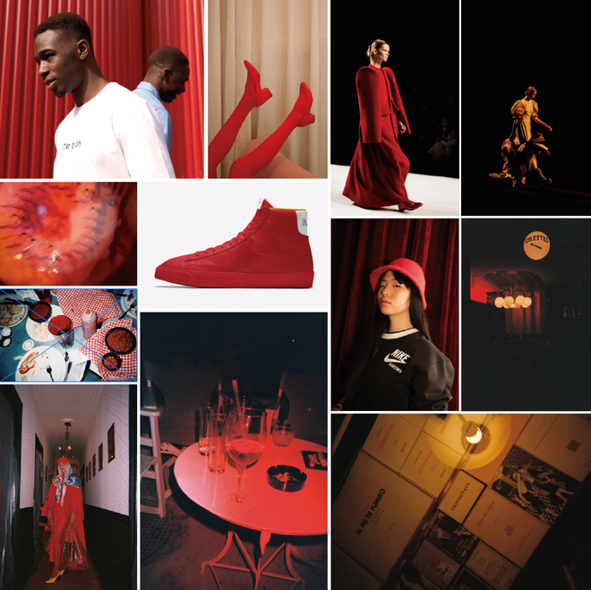 Moodboard de Inma Mariscal para diseñar sus Nike Blazer