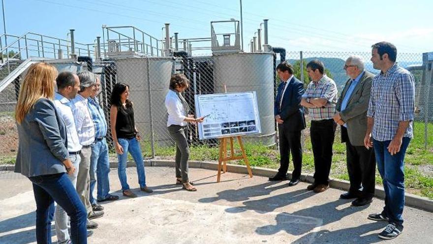 Posada en marxa de la planta potabilitzadora d&#039;aigua a Avinyó el setembre passat