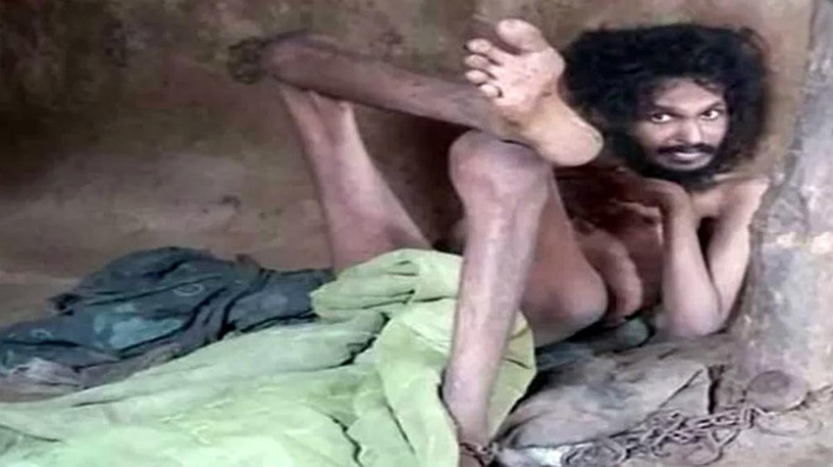Liberado un hombre en la India que llevaba encadenado 15 años porque su familia creía que estaba poseído.
