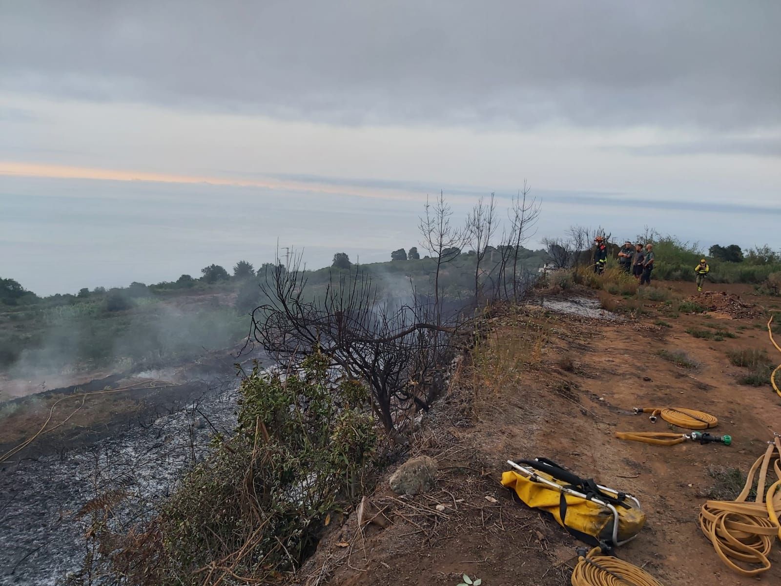 Conato de incendio en Cerrogordo, Icod de los Vinos.