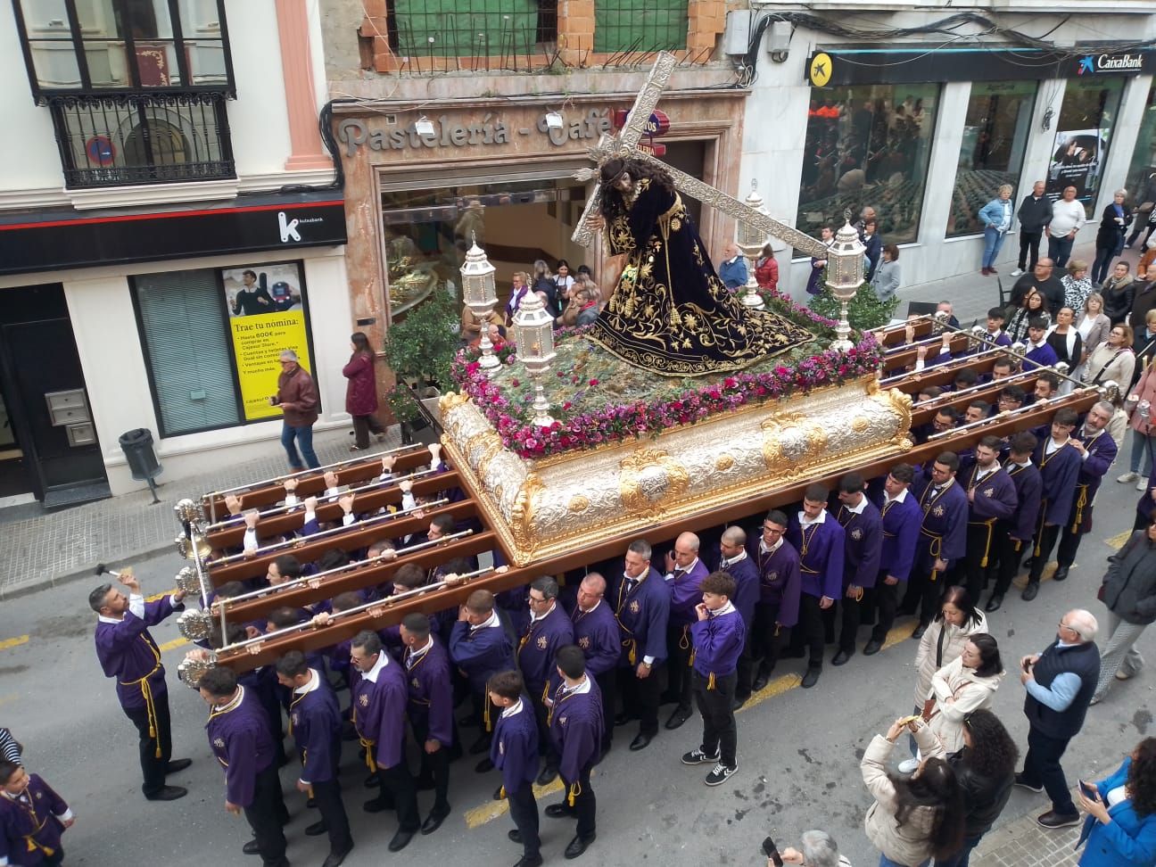 Rute. Viernes Santo con Jesús Nazareno y Virgen de los Dolores