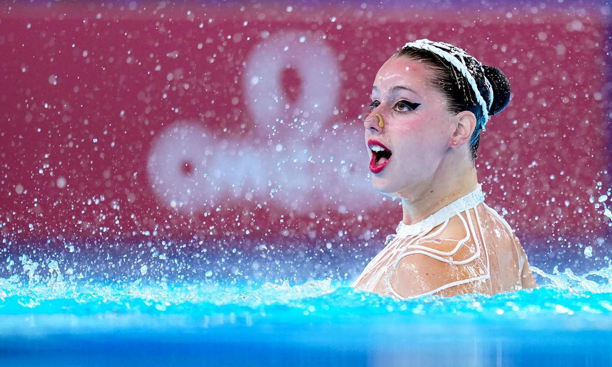 Iris Tió se lleva el oro en el solo técnico de los campeonatos de Europa de natación artística