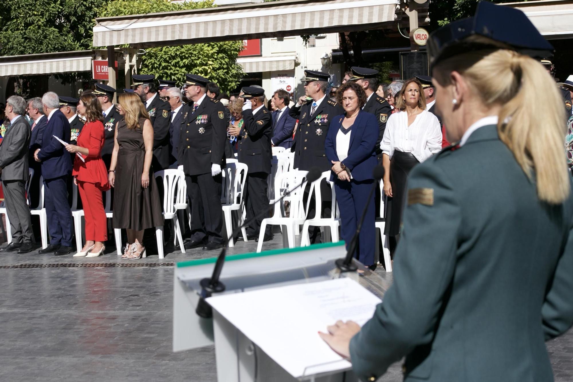 Celebración de la Festividad de la Virgen del Pilar, patrona de la Guardia Civil, en Murcia