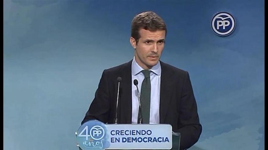 Casado: "Vamos a evitar la independencia de Cataluña"