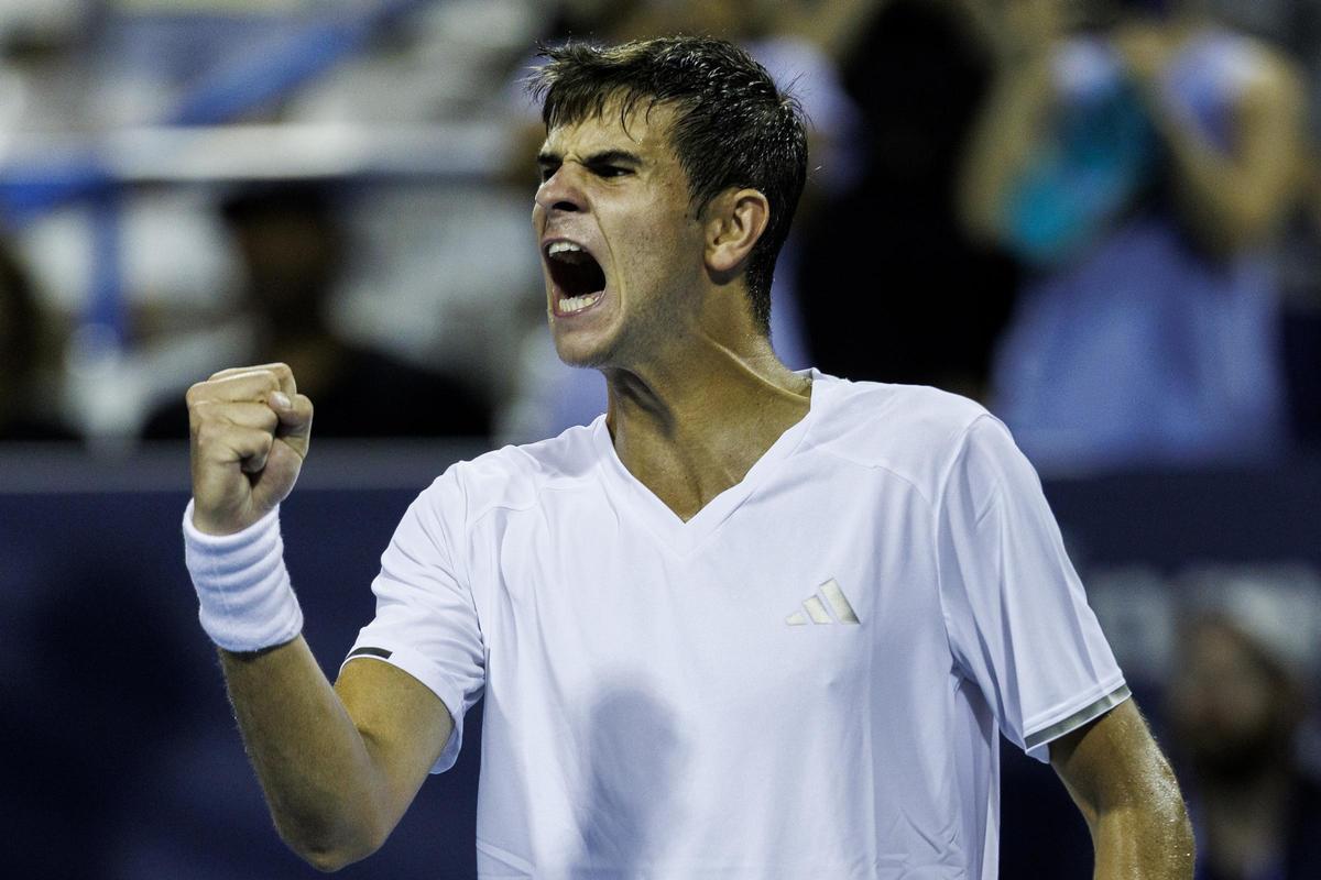 Rafa Jódar, en el último torneo de Washington