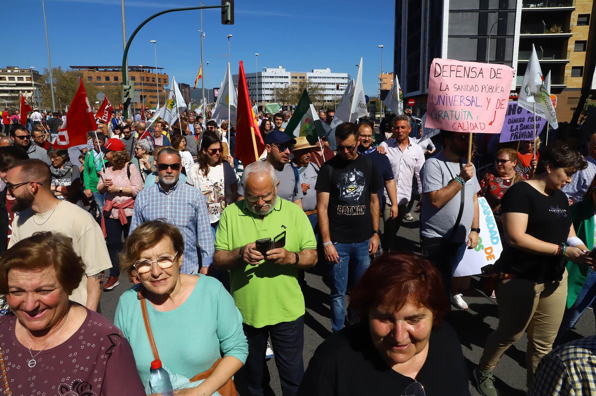 Manifestación en defensa de la sanidad pública