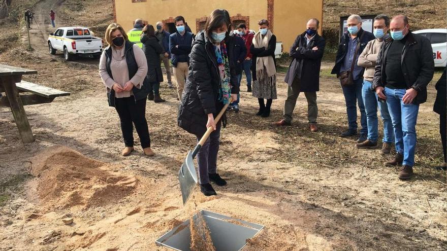 El gran parque turístico del Aramo, más cerca: empieza su primer paso, la descontaminación de Texeo, en Riosa