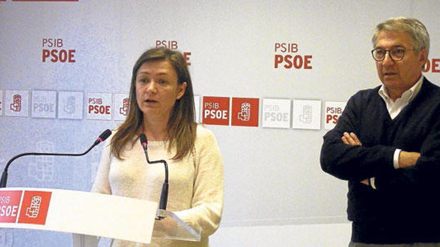 Mercedes Garrido en el momento de la rueda de prensa.