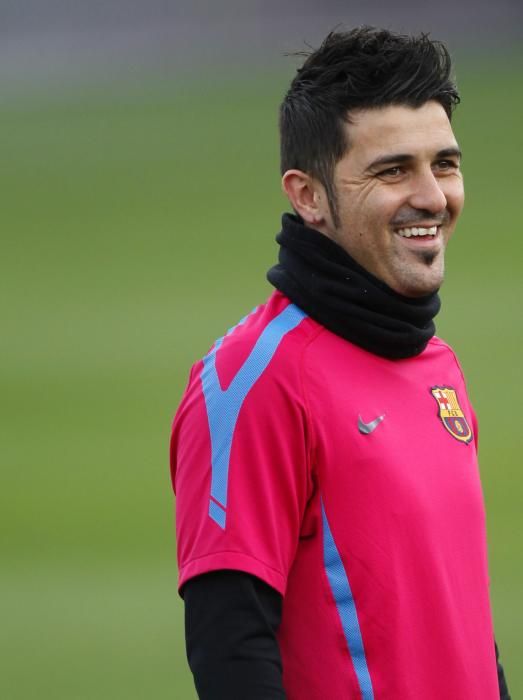 David Villa, del Valencia al Barcelona, 40 millones.