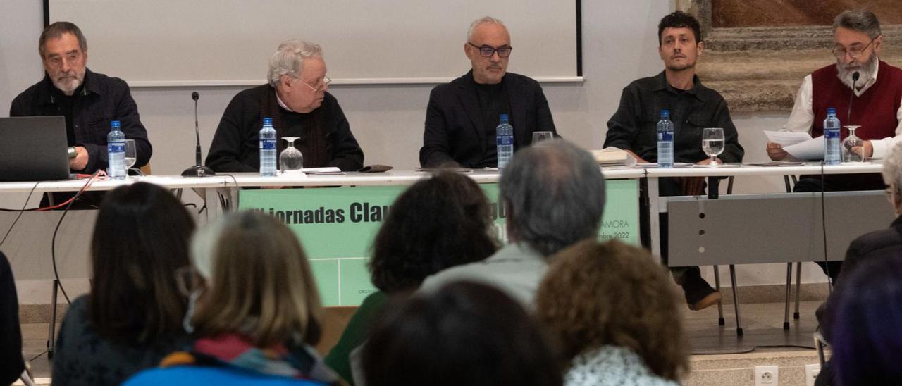 Desde la izquierda, Carlos Piñel, Antonio Pedrero, Toño Barreiro, Antonio Guerra y Juan Luis Calbarro. | J.L.F.