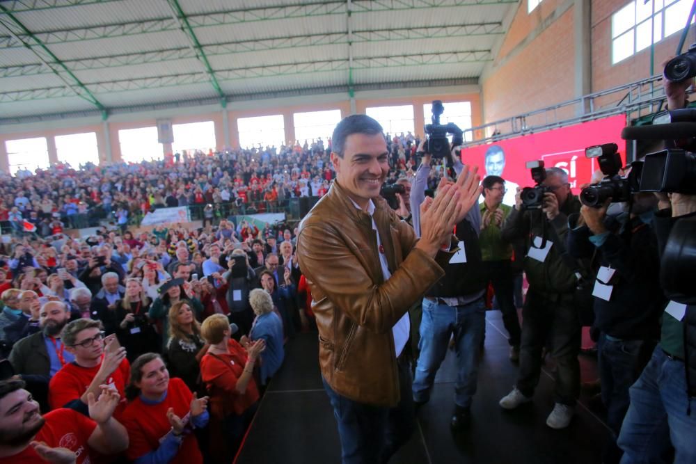 Acto de Pedro Sánchez en Burjassot