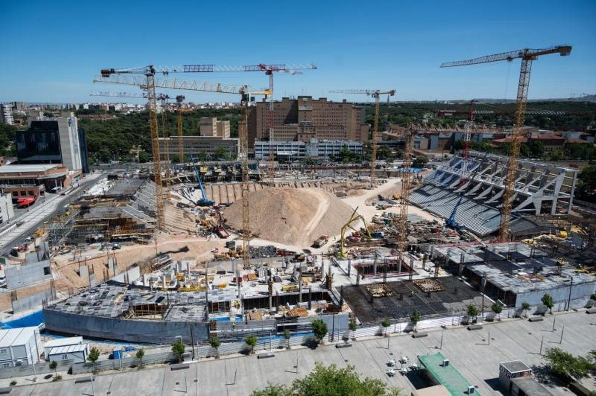 Estado de las obras de La Romareda.