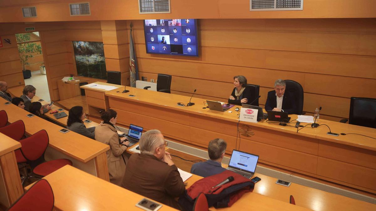 Reunión del Consello de Goberno de la UDC