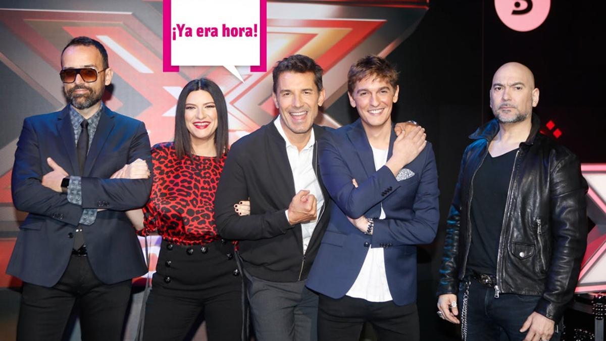 ¡Por fin! Risto Mejide y Jesús Vázquez hacen las paces en 'Factor X'