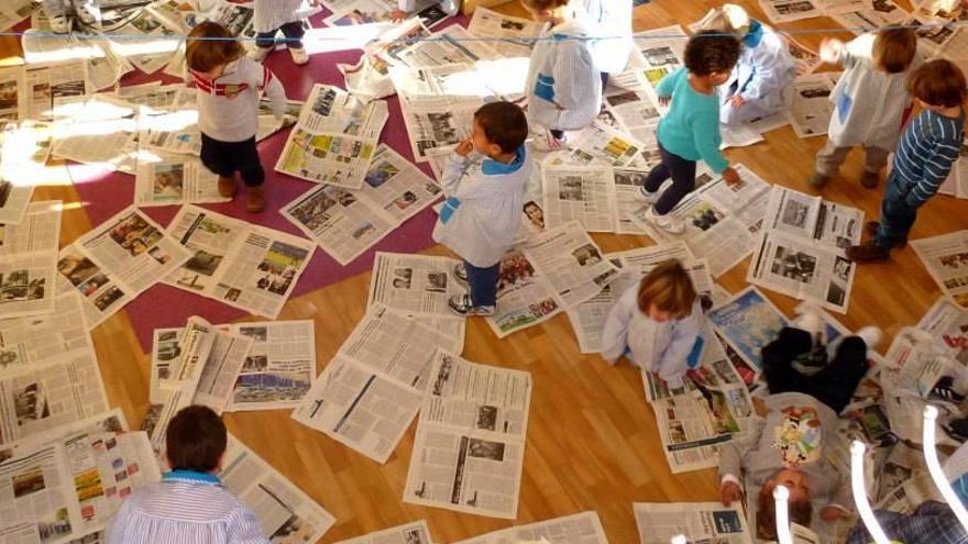 Niños en una escuela infantil