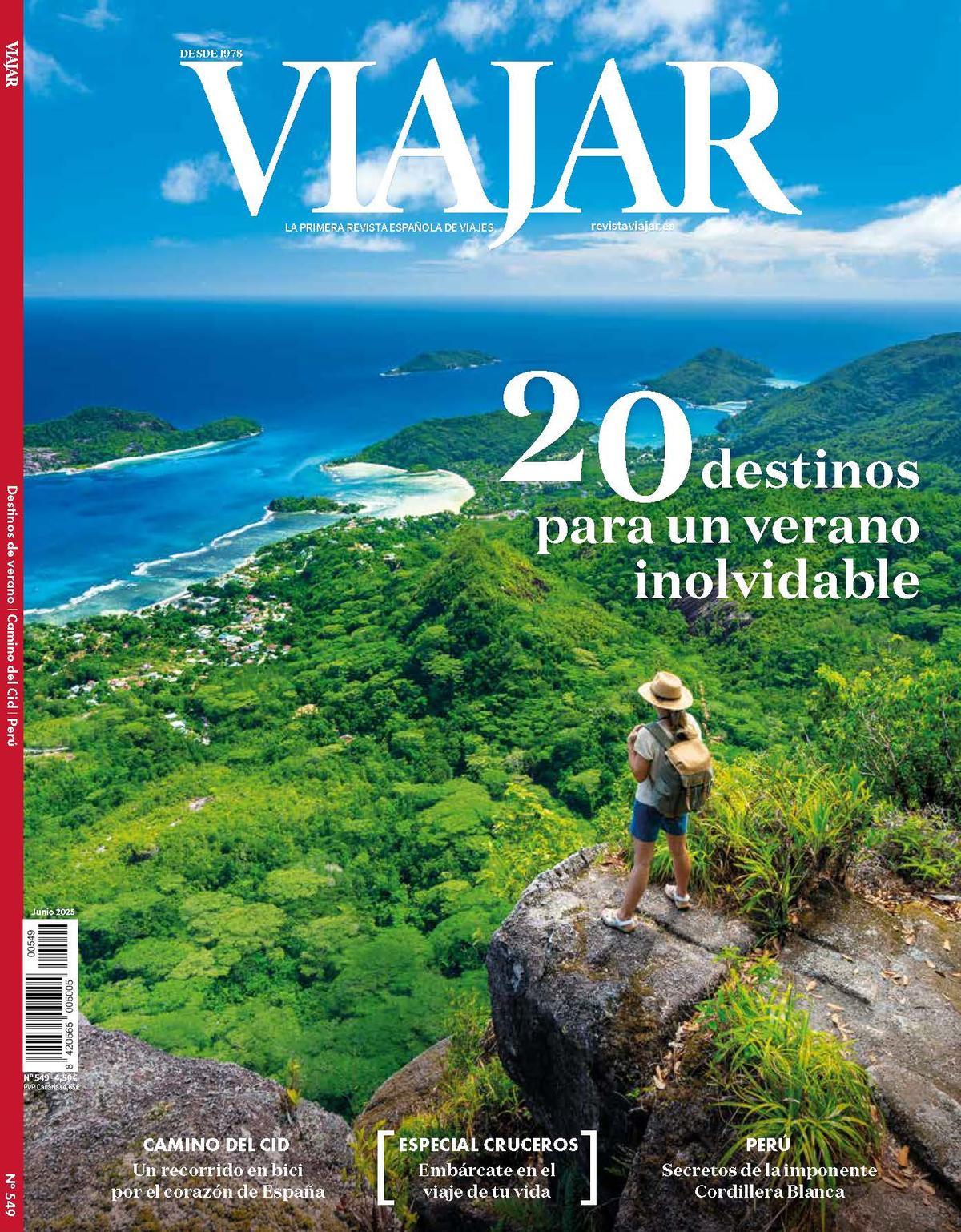 Portada Viajar número junio 2025.