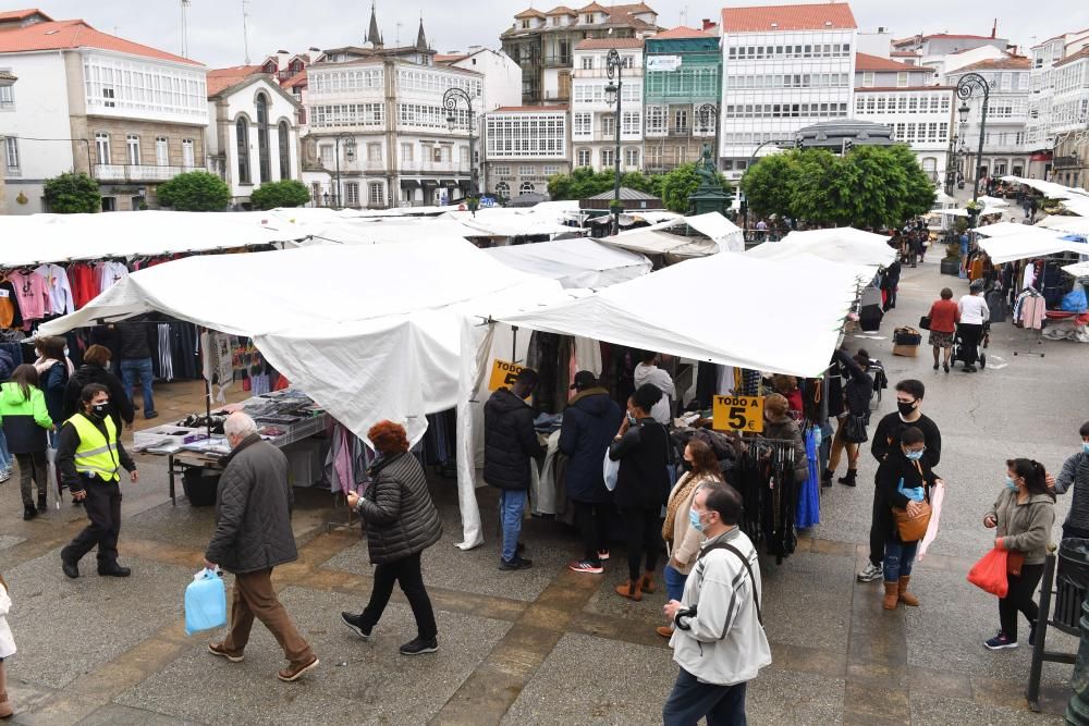 La pandemia puede con la feria de Betanzos