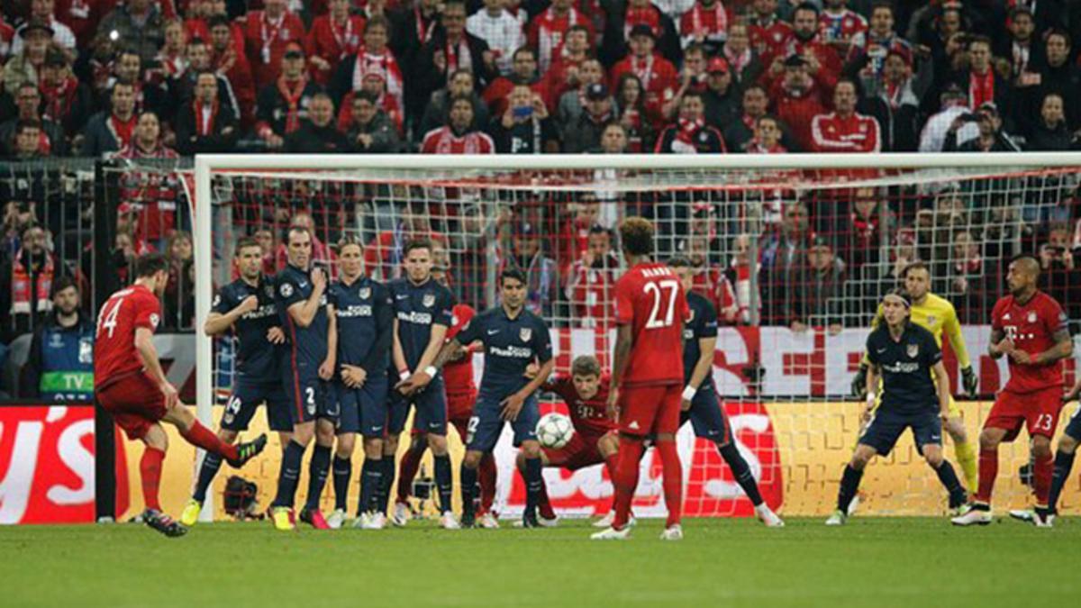 Xabi Alonso perforó la portería del Bayern en el minuto 31