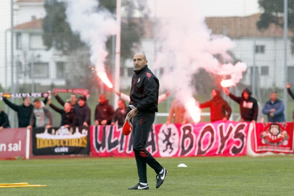 Entrenamiento del Sporting