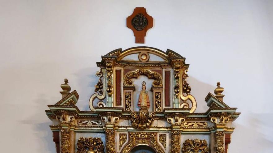 El altar de la santa, encima de su sepulcro.  |  // CARLOS MIRAMONTES