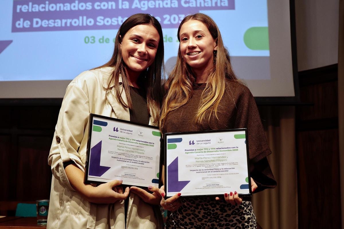 Marta Pérez y Nerea Sánchez.