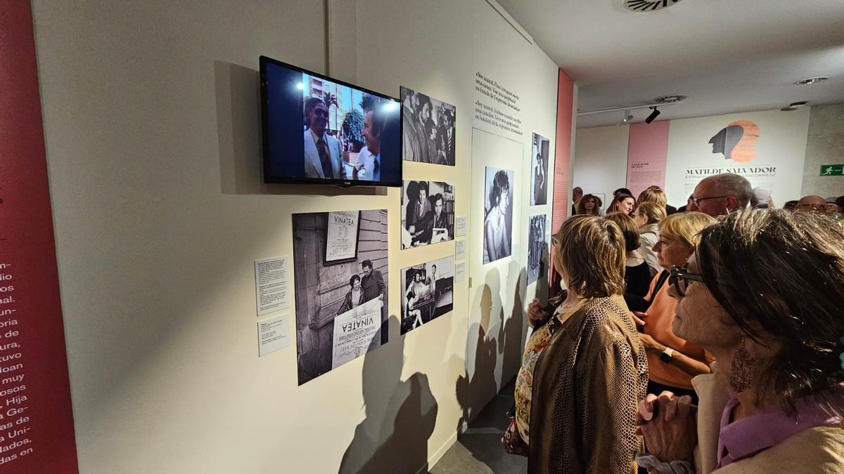 Así ha sido la inauguración de la exposición de Matilde Salvador en el MuVIM