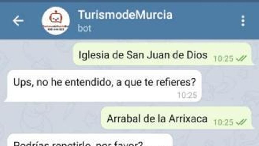 El ChatBot de Turismo &quot;sigue olvidando el patrimonio cultural de la Huerta&quot;