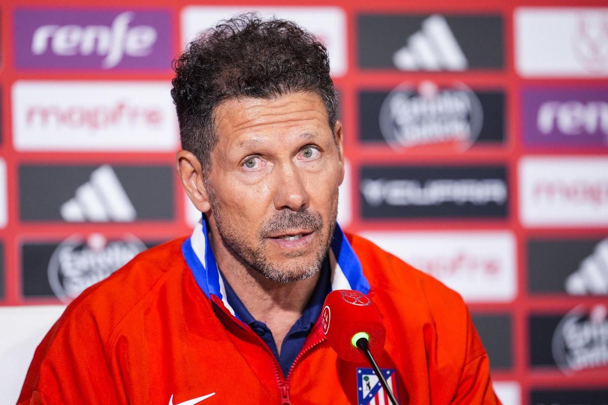 Diego Pablo Simeone, entrenador del Atlético de Madrid