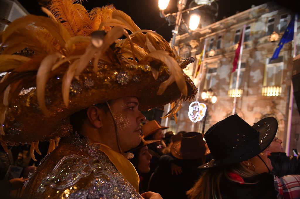 Las imágenes del pregón de 'El Sevilla' para dar comienzo al Carnaval de Cartagena 2023