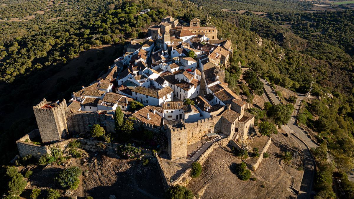 Vista aérea del núcleo de Castellar Viejo