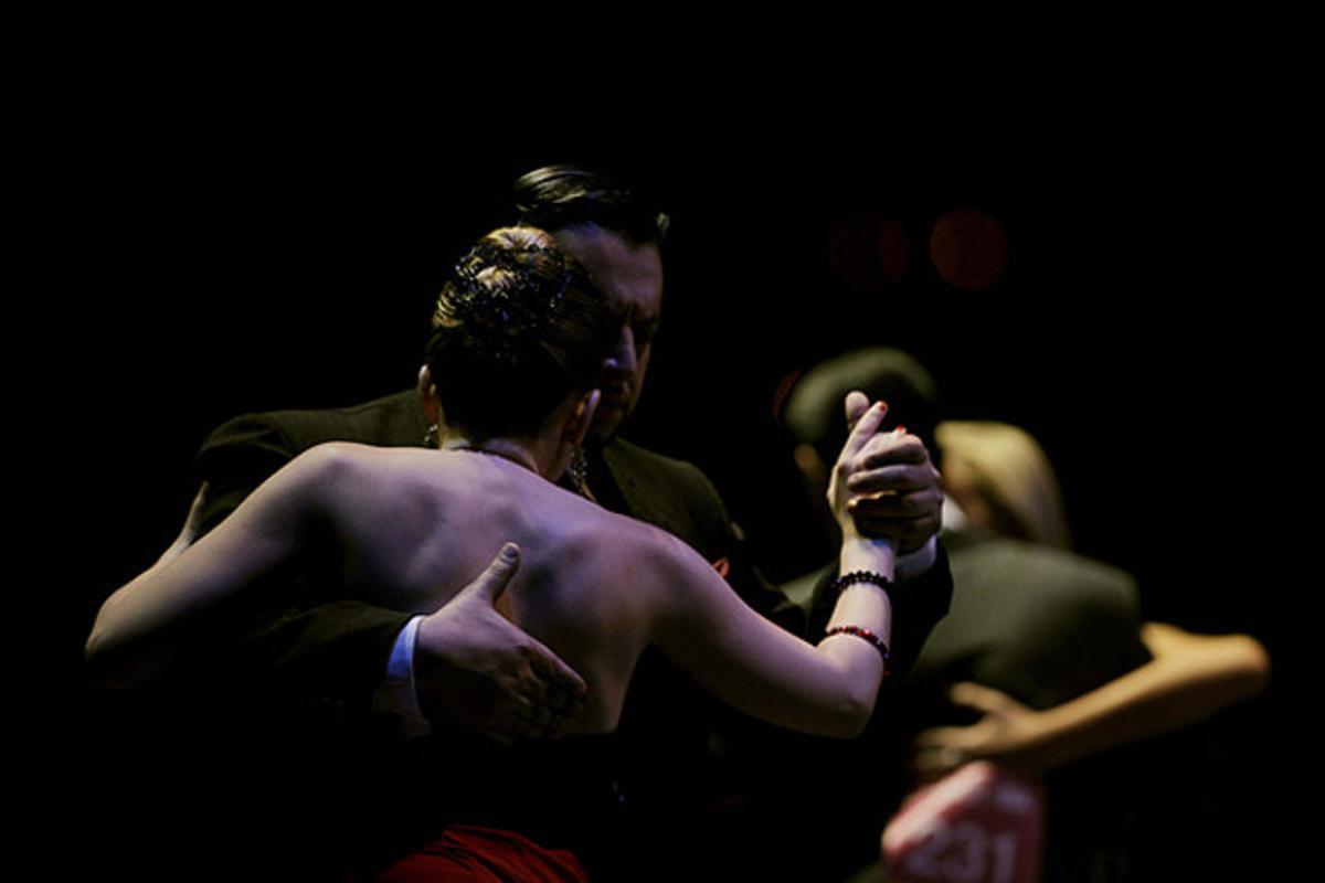 Ballarins de la categoria ’salón’ en la desena edició del Mundial de Tango de Buenos Aires 2012.