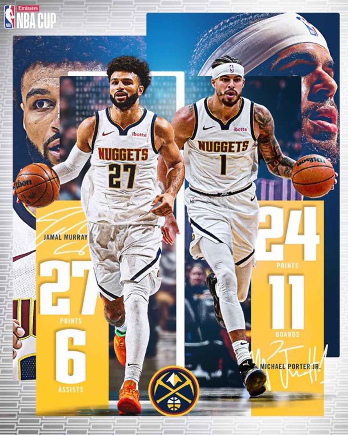 Los Nuggets logran la victoria