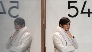 La ministra d’Habitatge i Agenda Urbana, Isabel Rodríguez, visita un edifici propietat de Casa 47, l’11 de desembre passat. | ADRIÁN IRAGO / EUROPA PRESS