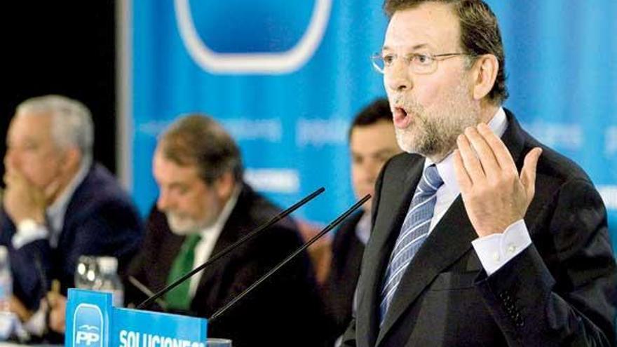 Rajoy, durante su intervención en la clausura de las jornadas.