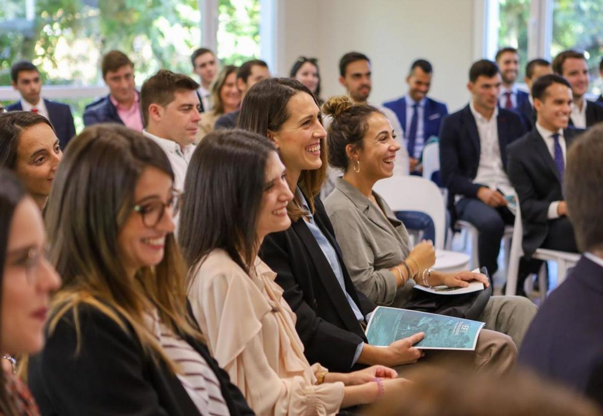 Alumnos de
la ef Businees School. 
  | // CEDIDA